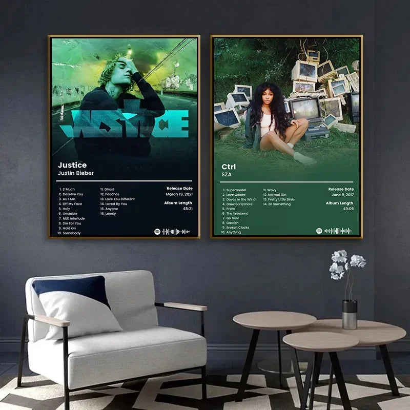 Modern Pop/ Rap Artist Wall Art