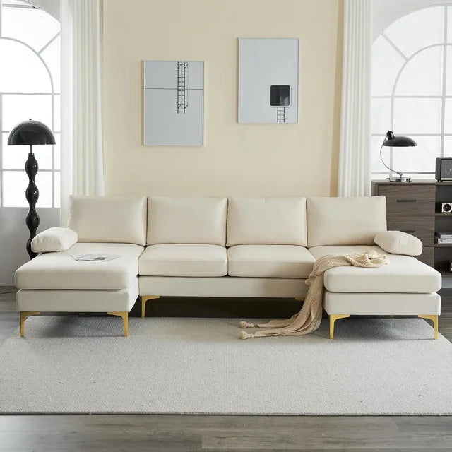 Modern U Shaped Sectional Sofa