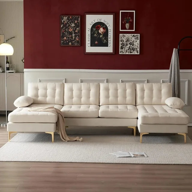 Modern U Shaped Sectional Sofa