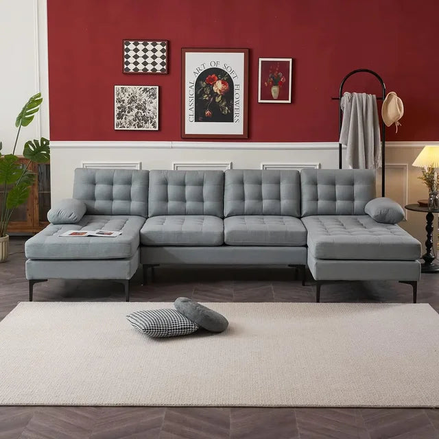 Modern U Shaped Sectional Sofa