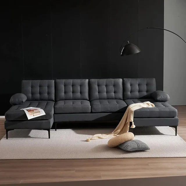 Modern U Shaped Sectional Sofa