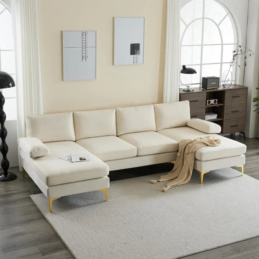 Modern U Shaped Sectional Sofa