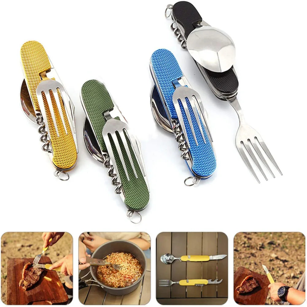 6 In 1 Portable Dinner Swiss Knife