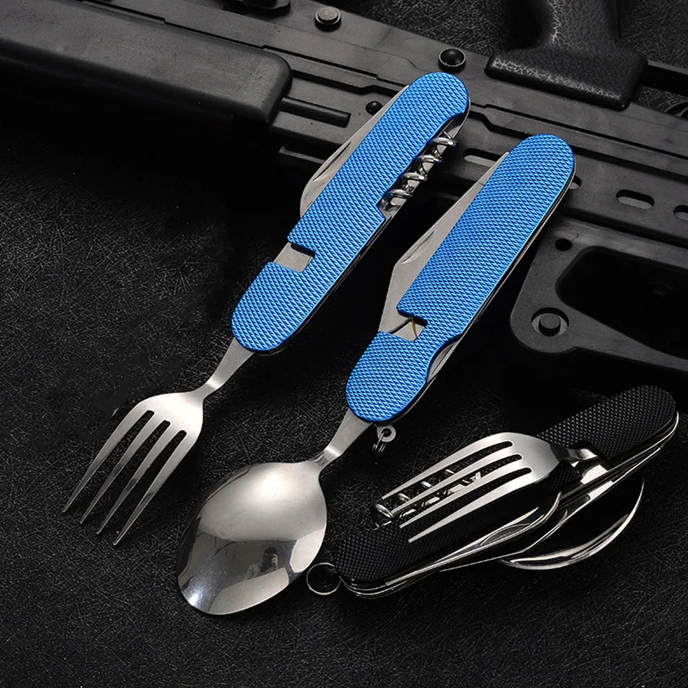 6 In 1 Portable Dinner Swiss Knife