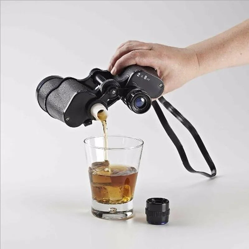 Binocular Telescope Whiskey Bottle/Flask