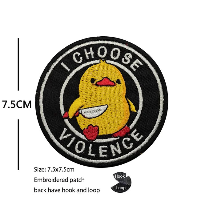 Cute Cartoon Tactical Embroidered Patches