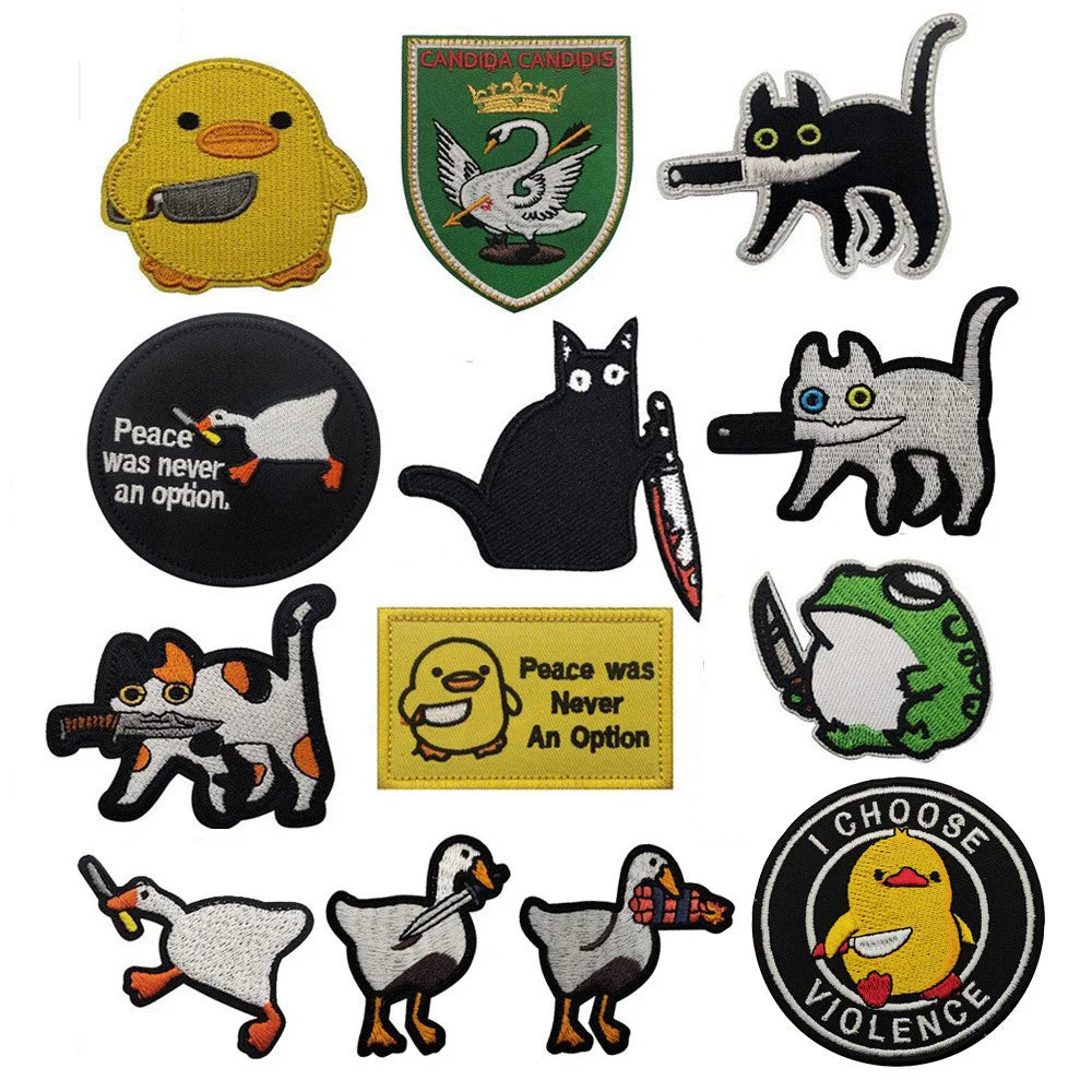 Cute Cartoon Tactical Embroidered Patches