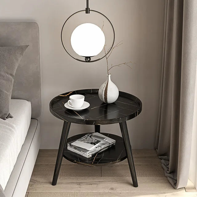 Round Minimal Small Side Table