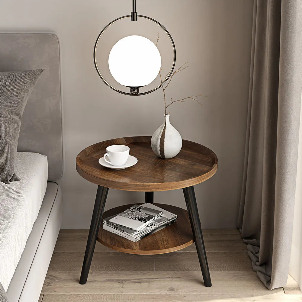 Round Minimal Small Side Table