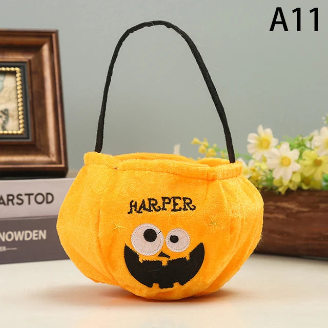 Halloween Pumpkin Candy Bags