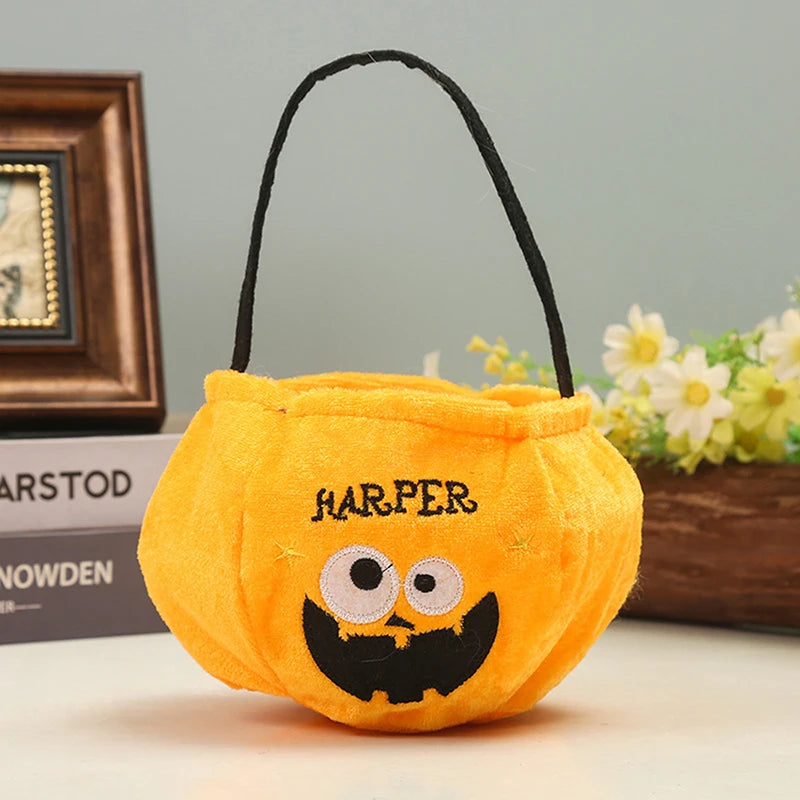 Halloween Pumpkin Candy Bags