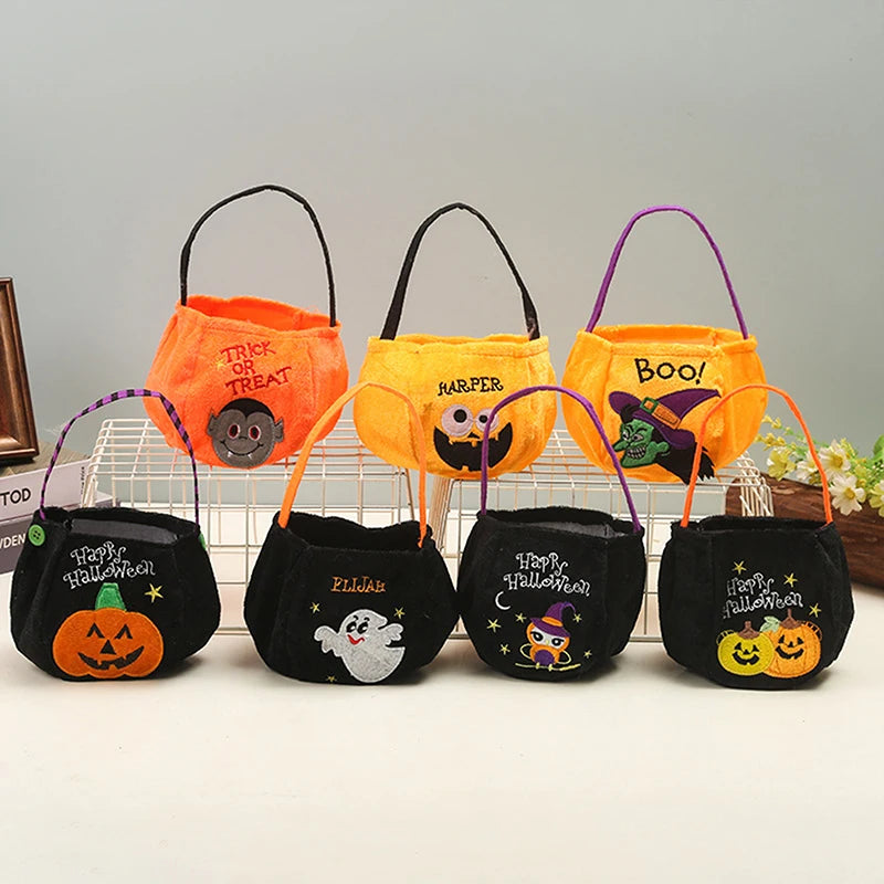 Halloween Pumpkin Candy Bags