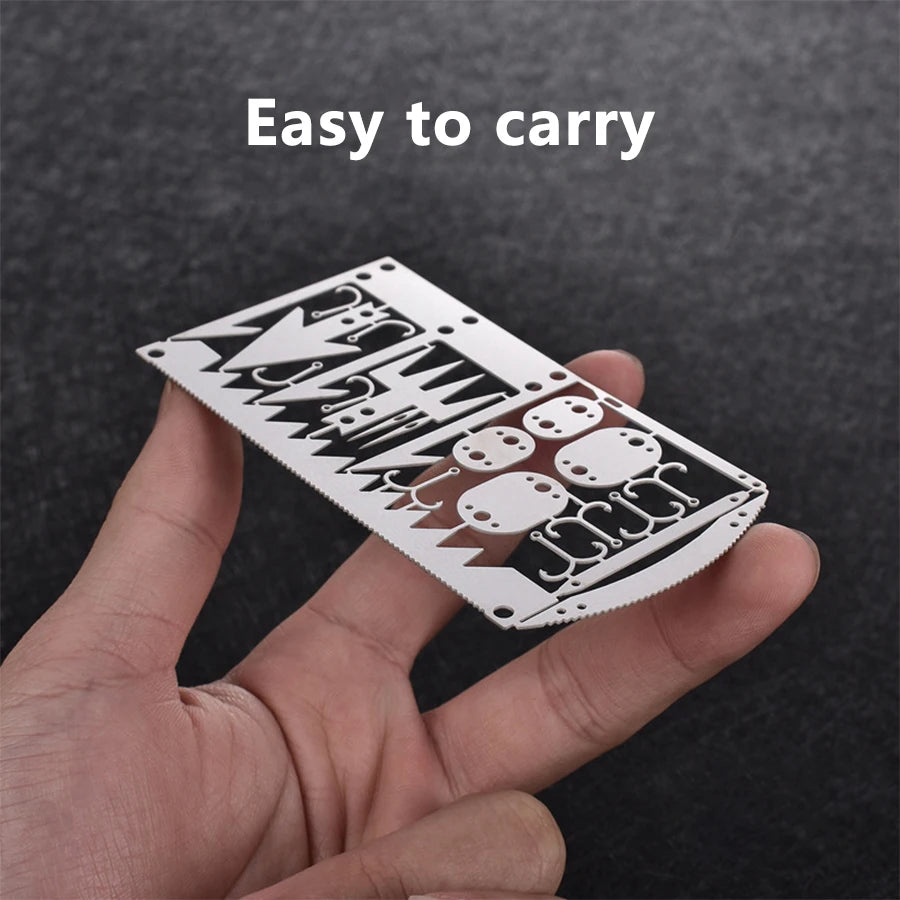 Outdoor Multifunction Survival Card