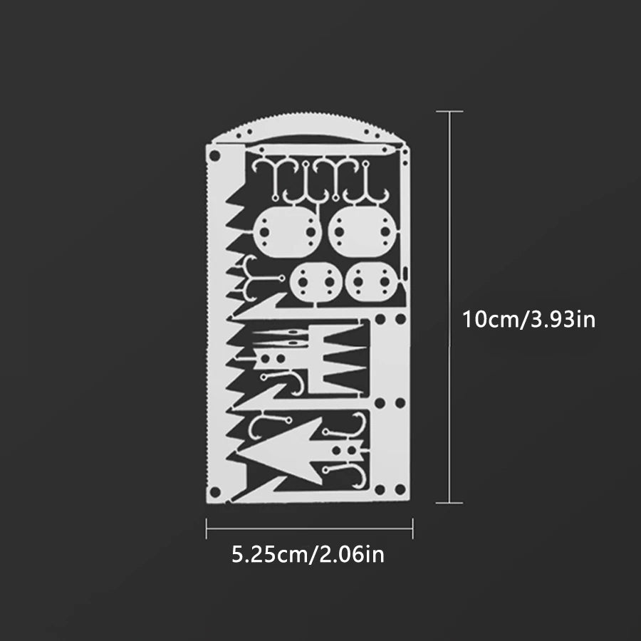 Outdoor Multifunction Survival Card