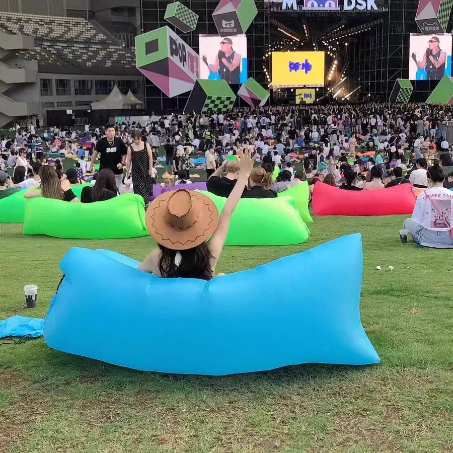 Outdoor portable lazy inflatable sofa