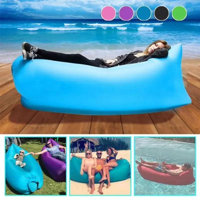 Outdoor portable lazy inflatable sofa