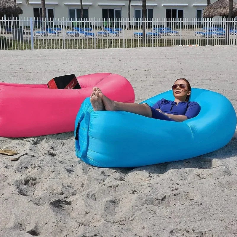 Outdoor portable lazy inflatable sofa