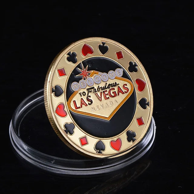 Protector Poker Cards Metal Souvenir Chips