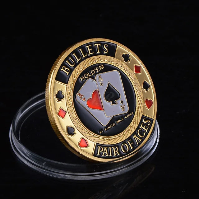 Protector Poker Cards Metal Souvenir Chips