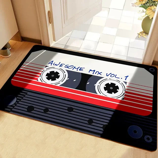 Retro 80s, 90s Element Tape Rug