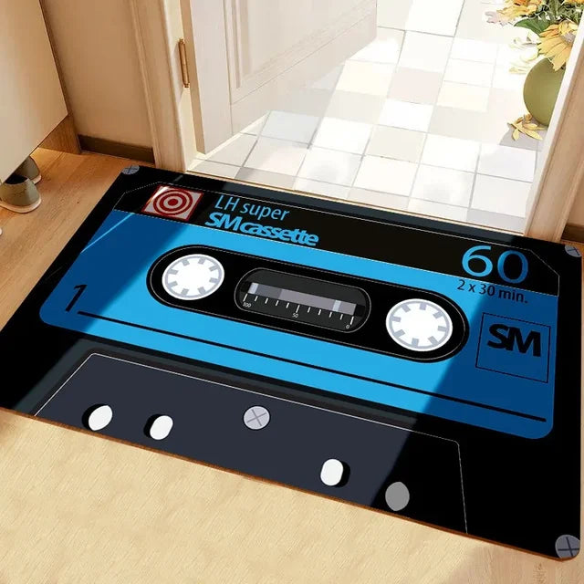 Retro 80s, 90s Element Tape Rug