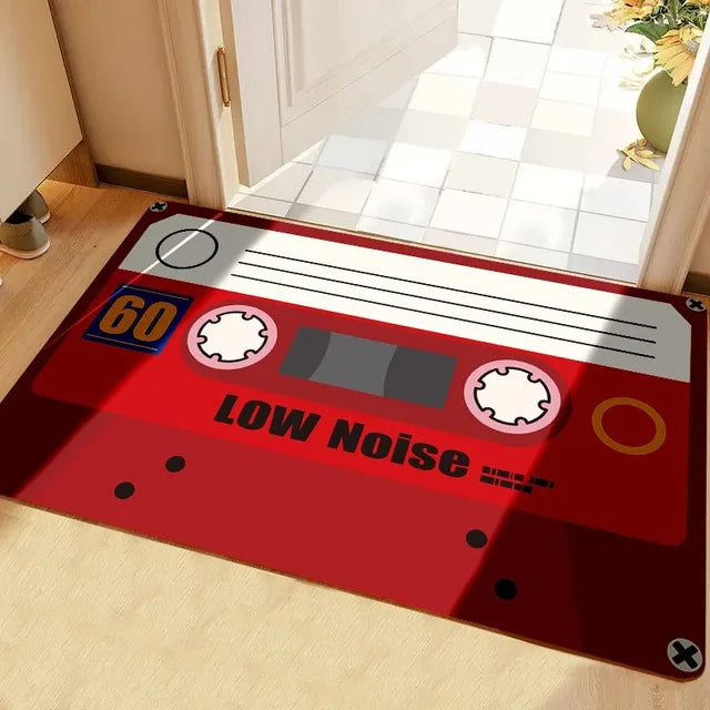 Retro 80s, 90s Element Tape Rug