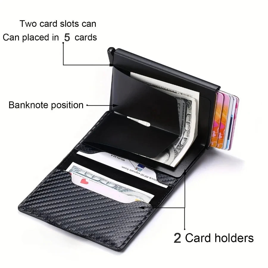 Slim Smart Wallet Aluminum Men's Wallet