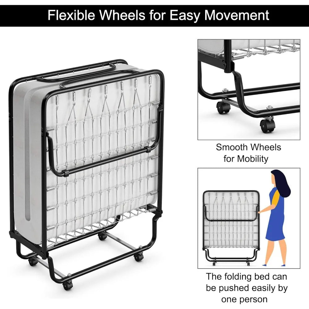 Rollaway Folding Compact Bed