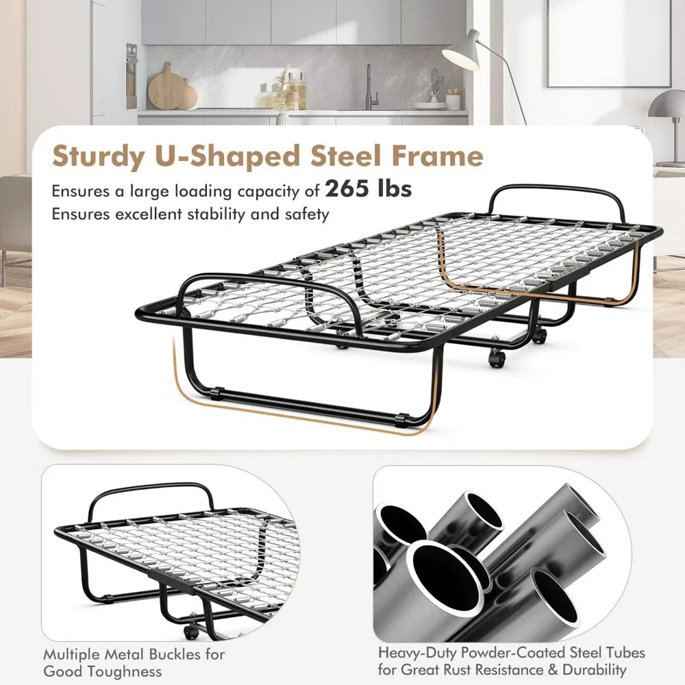 Rollaway Folding Compact Bed