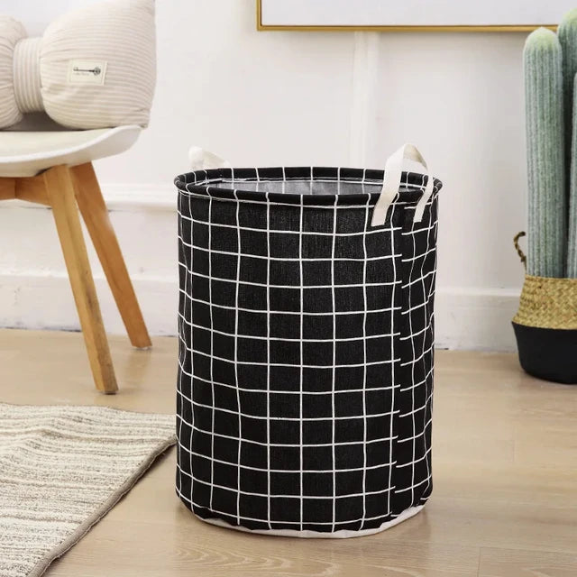 Round Dirty Clothes Basket