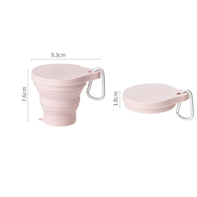 150ML Mini Retractable Silicone Cup