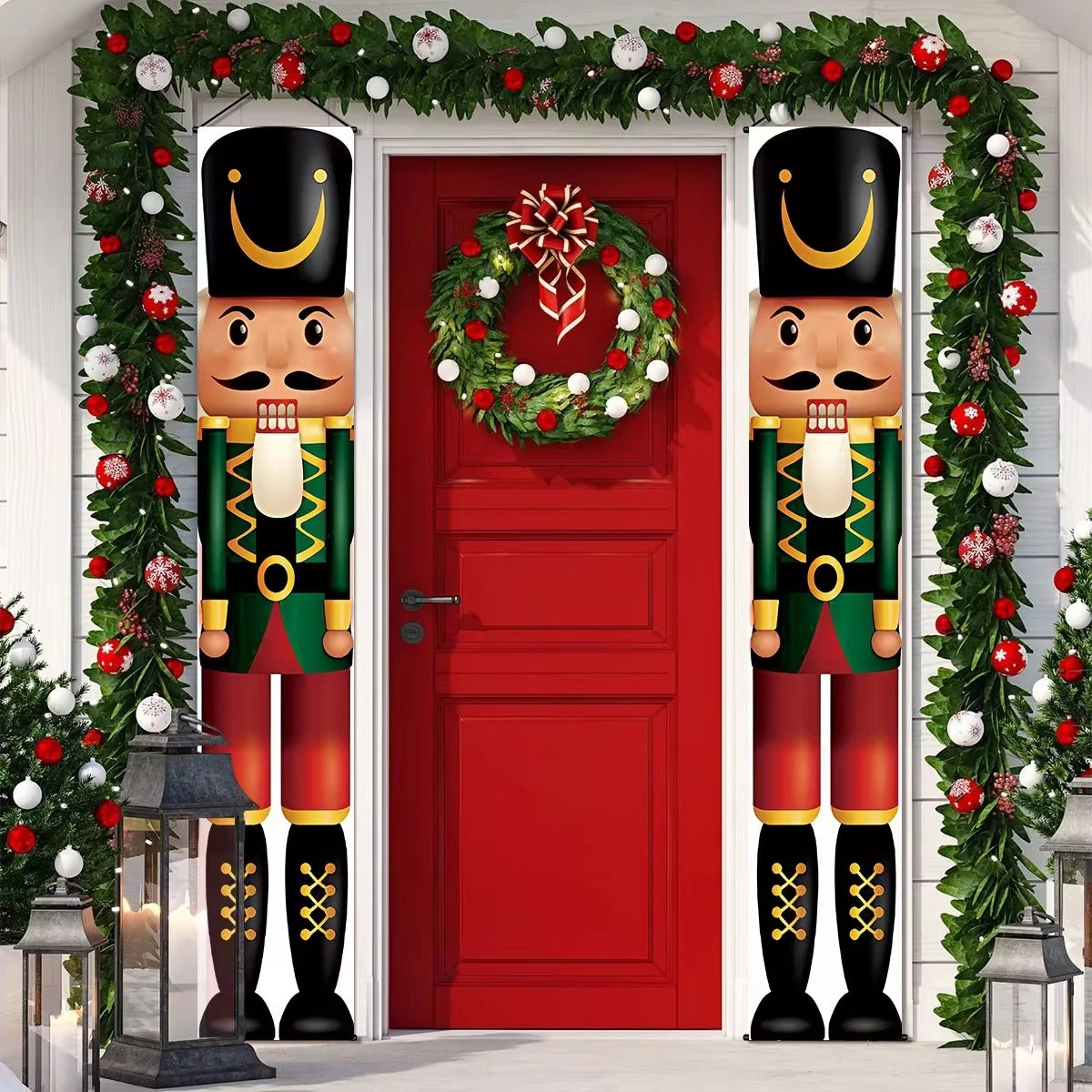 Santa Claus Christmas Door Banner