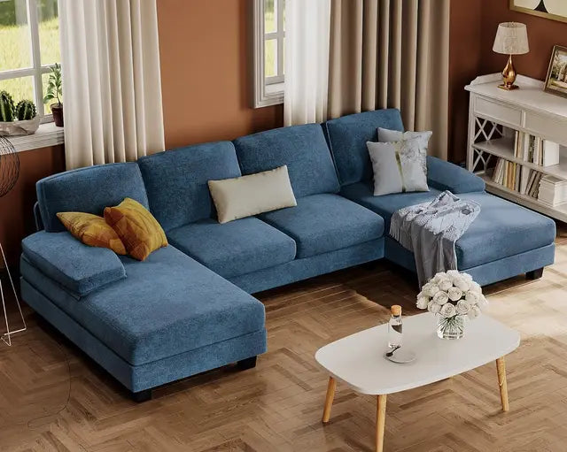 Nordic Style U-Shaped Sectional Sofa