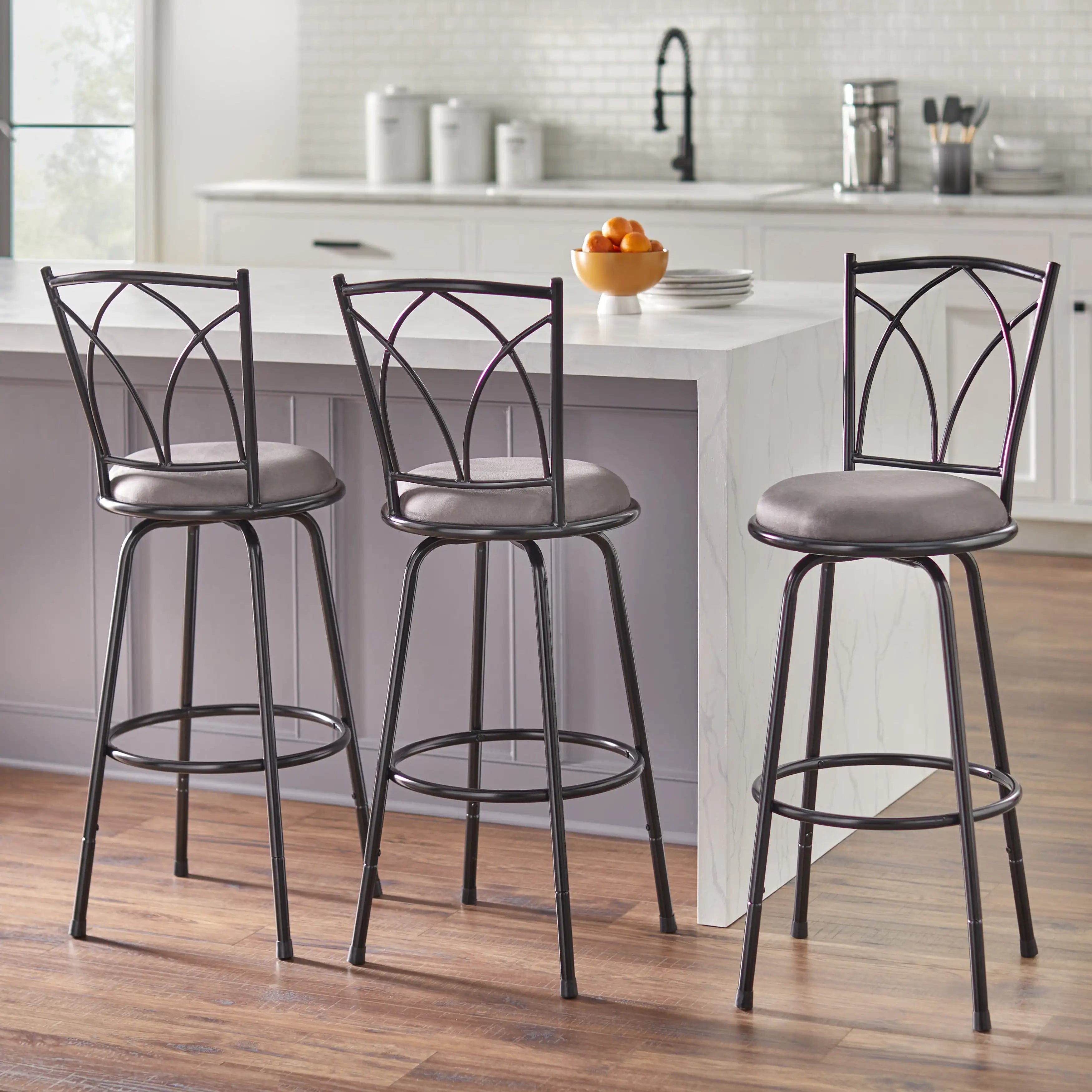 Set of 3 Adjustable Counter Stools