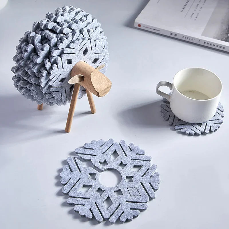 Sheep Shape Anti Slip Coasters