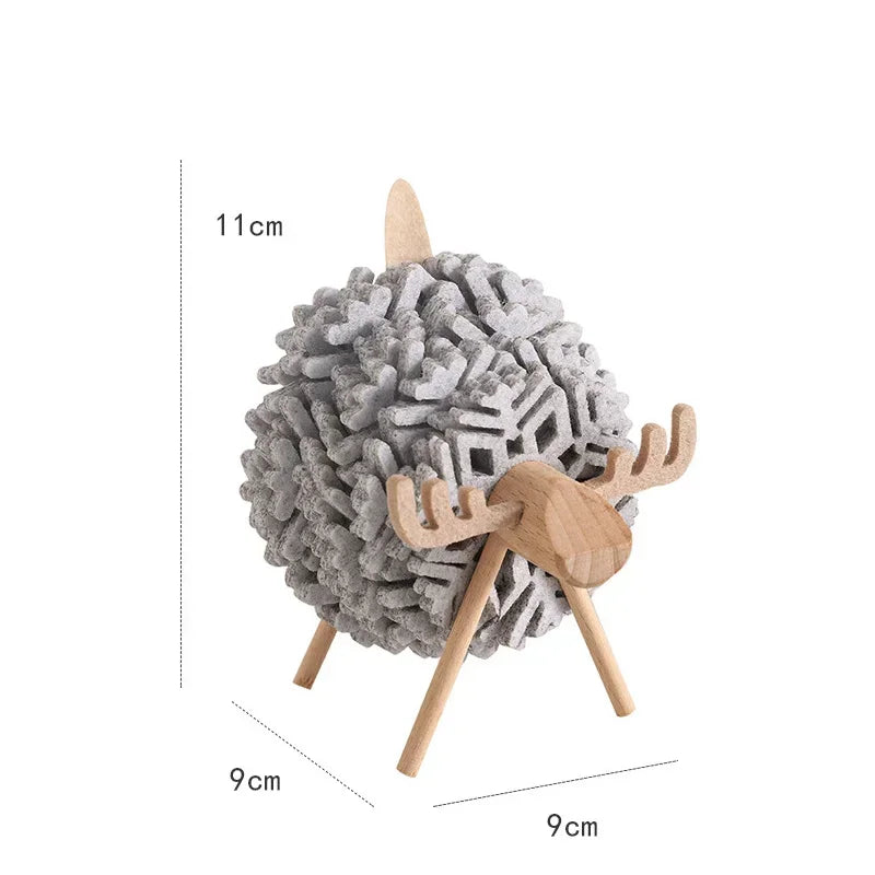 Sheep Shape Anti Slip Coasters