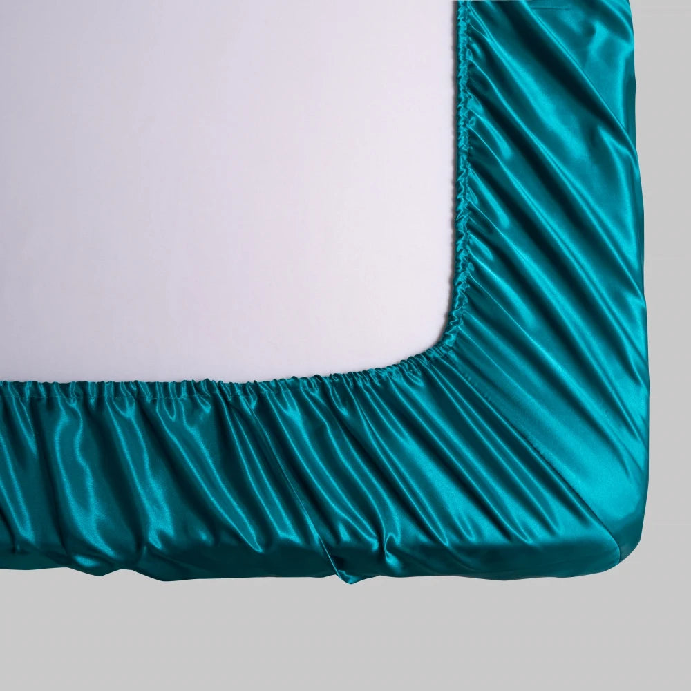 Luxury Anti-slip Silk Fitted Bed Sheets