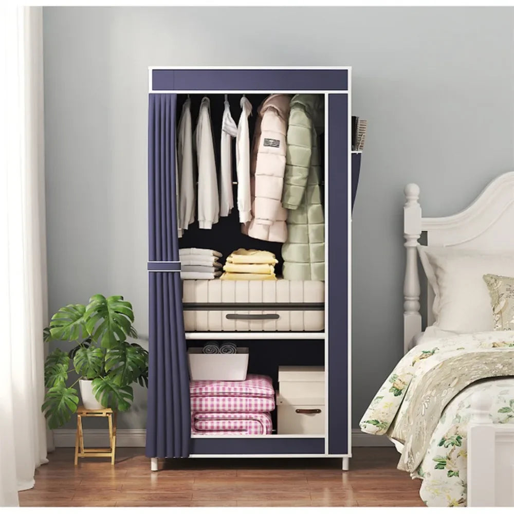 Bedroom Minimalist Wardrobe, Fabric Cloth Closet Organizer