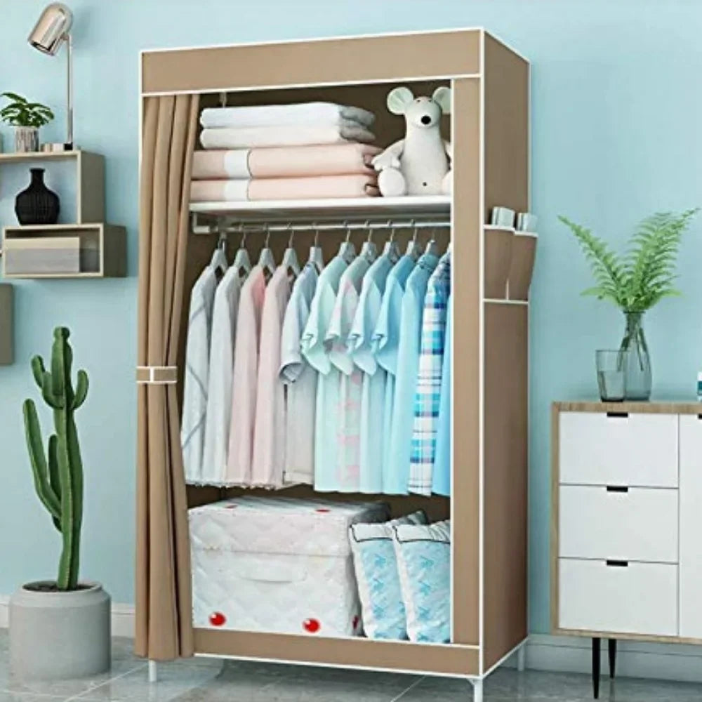 Bedroom Minimalist Wardrobe, Fabric Cloth Closet Organizer