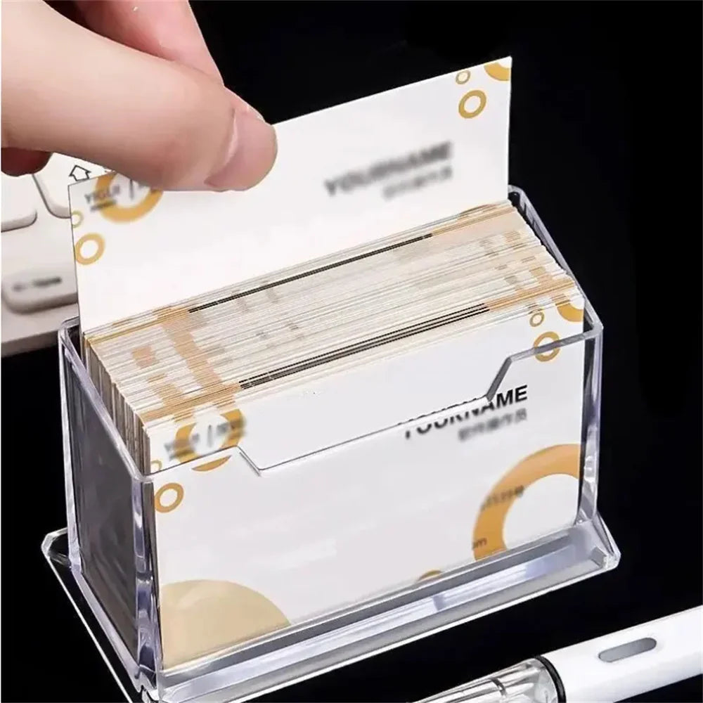 Transparent Desktop 650 Business Card Display