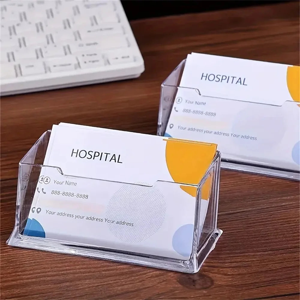 Transparent Desktop 650 Business Card Display