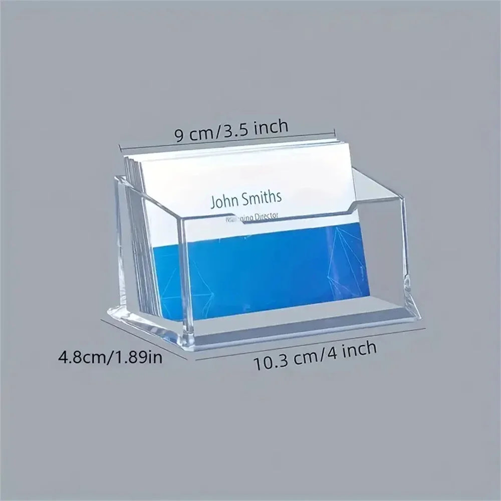 Transparent Desktop 650 Business Card Display