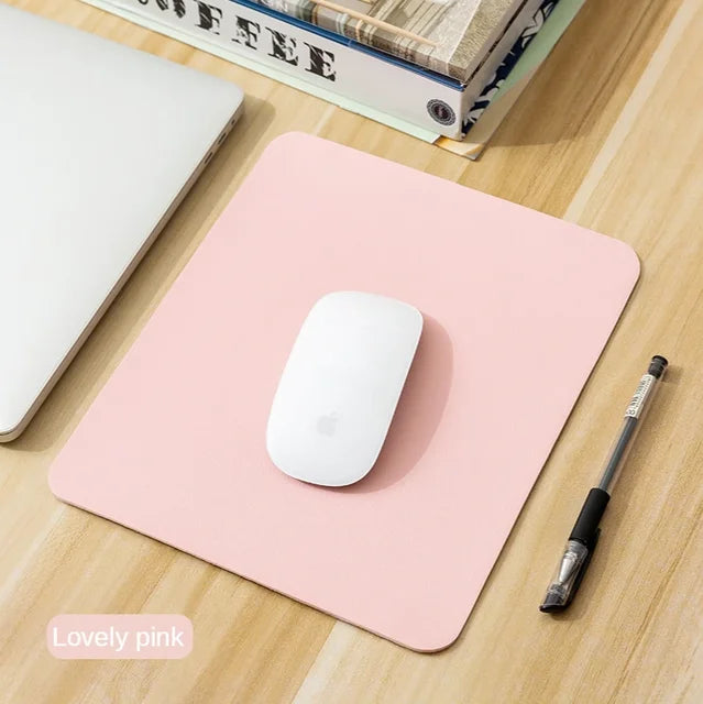 Leather mouse pad