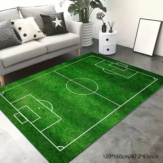 Soccer Field Pattern Carpet