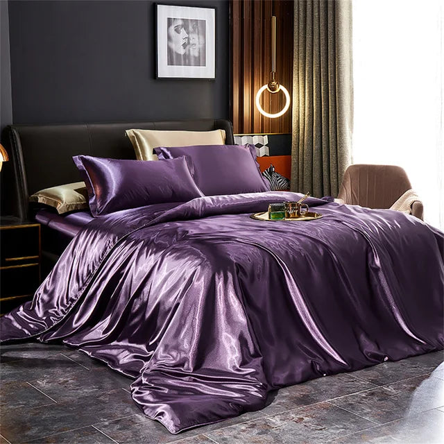 Solid Silk Bedding Sets