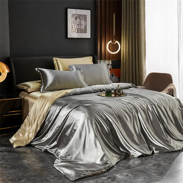 Solid Silk Bedding Sets