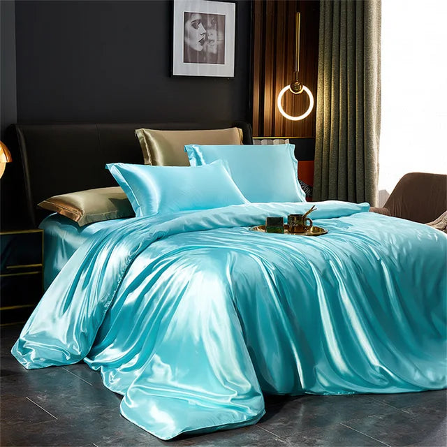 Solid Silk Bedding Sets