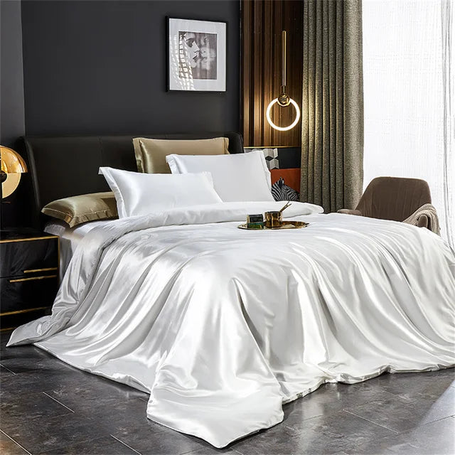 Solid Silk Bedding Sets