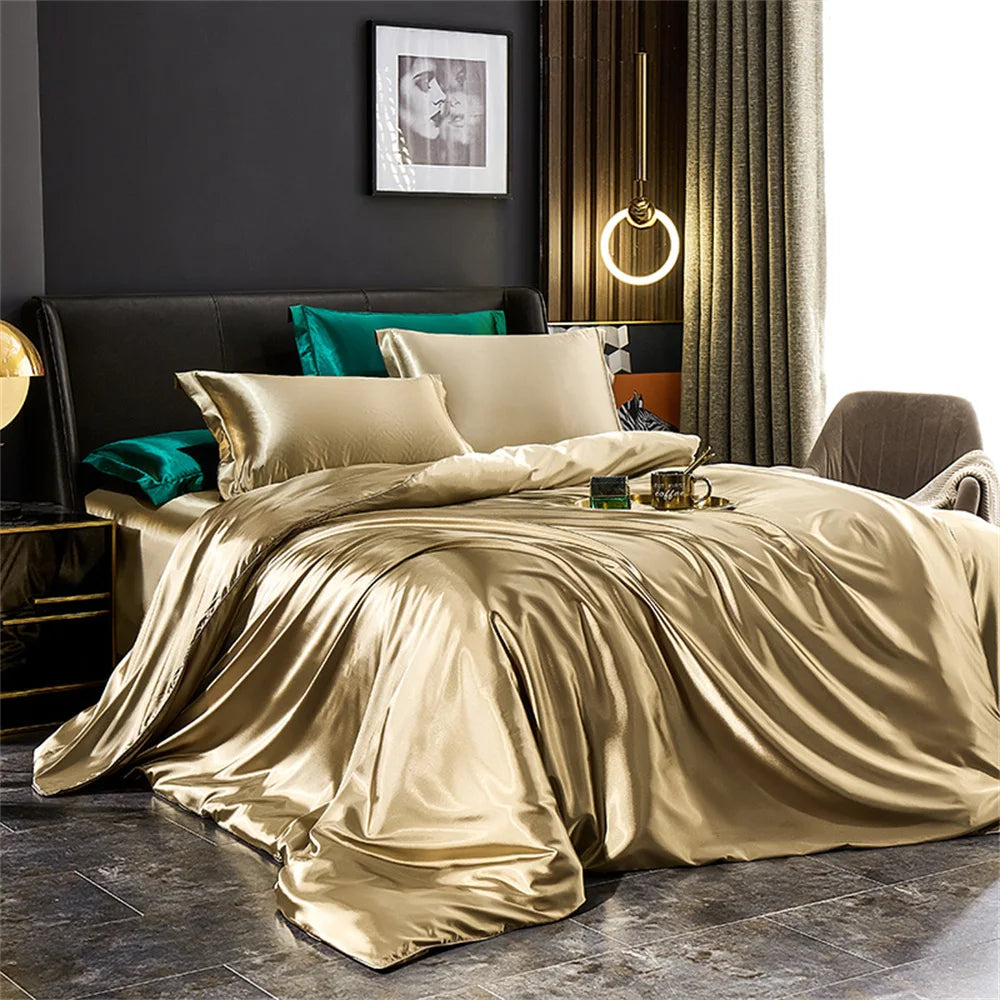 Solid Silk Bedding Sets