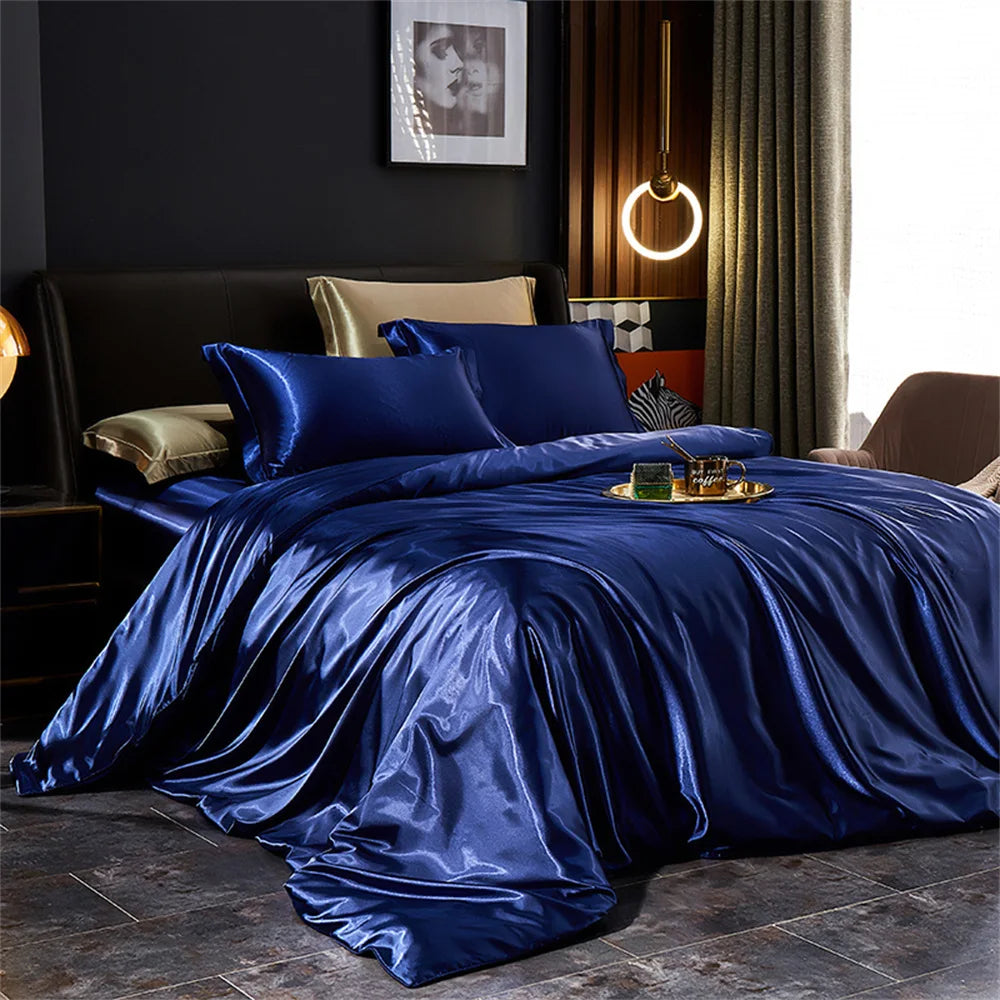 Solid Silk Bedding Sets